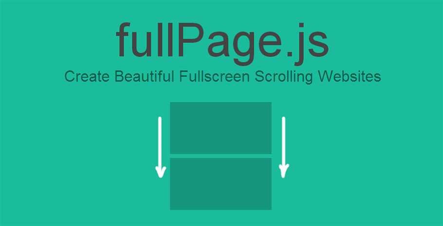 fullPage.js para crear sitios web de una sola página, ahora con documentación y soporte en español