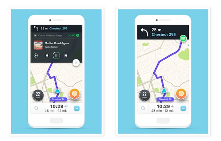 Spotify y Waze se integran, ahora puede acceder a los dos servicios desde cualquiera de las dos aplicaciones
