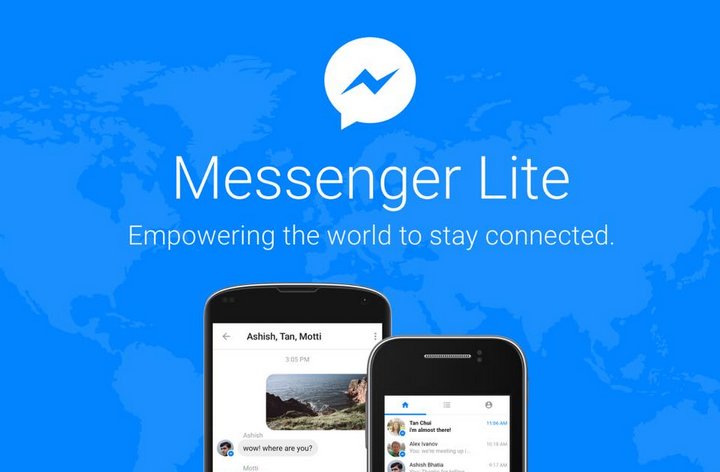 Facebook Messenger Lite ahora disponible en 150 nuevos países