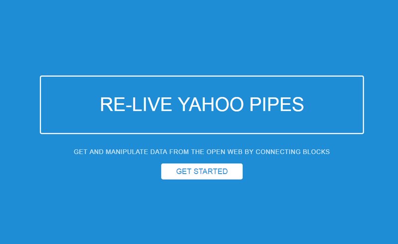 Pipes.Digital quiere ser la mejor alternativa a la ya retirada Yahoo Pipes