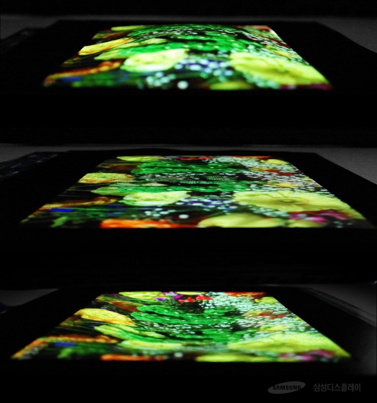 Samsung muestra en acción su prototipo de pantalla OLED elástica [Vídeo] 1
