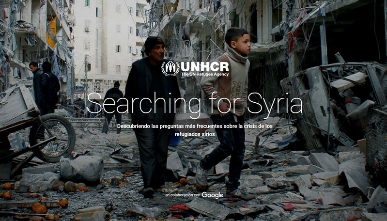 Buscando por Siria, nuevo proyecto de Google y la UNHCR con imágenes 360, vídeos y más