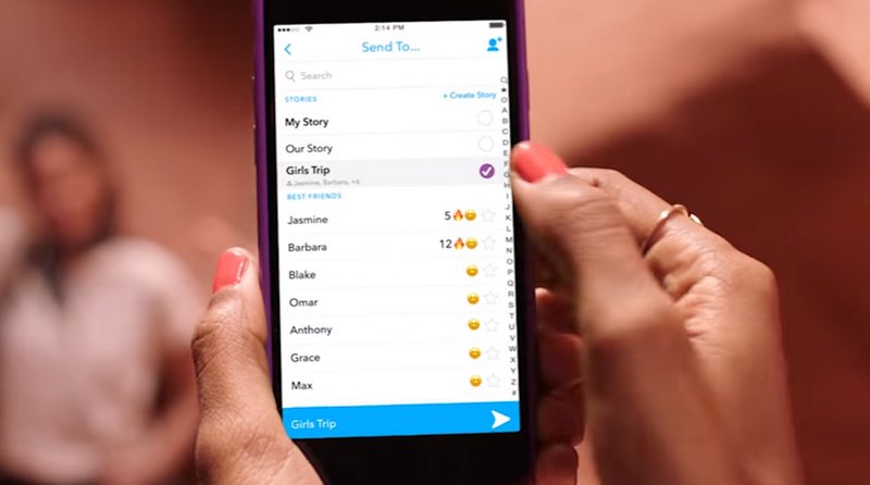 En Snapchat ahora se pueden crear historias personalizadas con la colaboración de amigos [Vídeo]