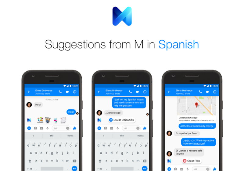 Facebook Messenger - M - Sugerencias en Español