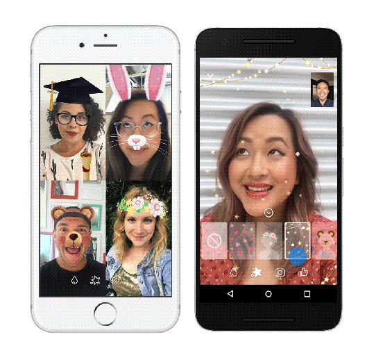 Facebook Messenger introduce reacciones animadas, máscaras y filtros en los vídeo chats 1