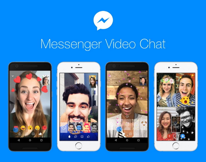 Facebook Messenger introduce reacciones animadas, máscaras y filtros en los vídeo chats