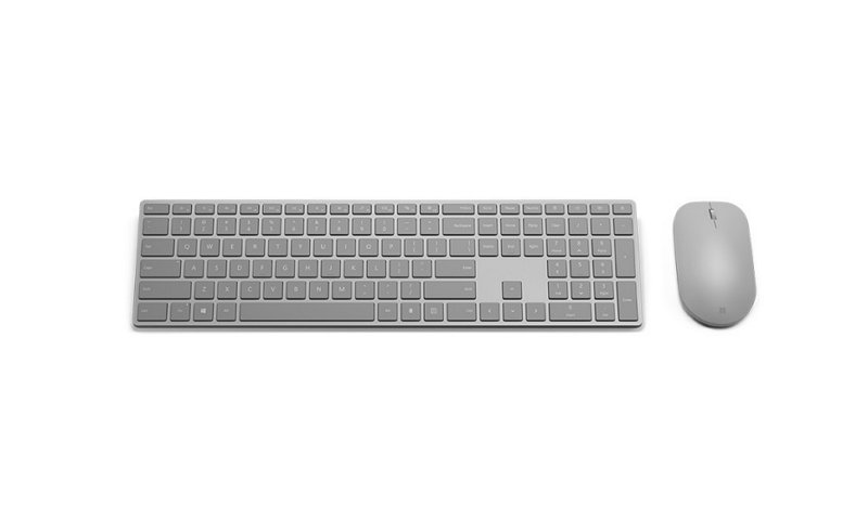 Microsoft lanza un nuevo teclado con sensor de huella dactilar, en conjunto con un nuevo ratón