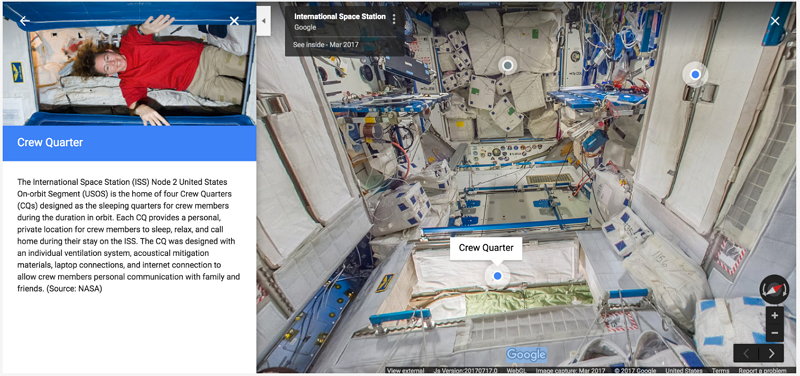 Con Google Street View ya pueden explorar la Estación Espacial Internacional 1
