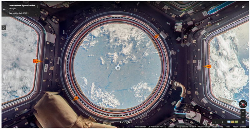Con Google Street View ya pueden explorar la Estación Espacial Internacional