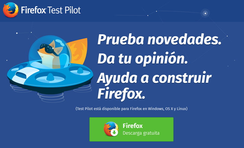 Firefox Test Pilot lanza 3 nuevas características experimentales para Firefox