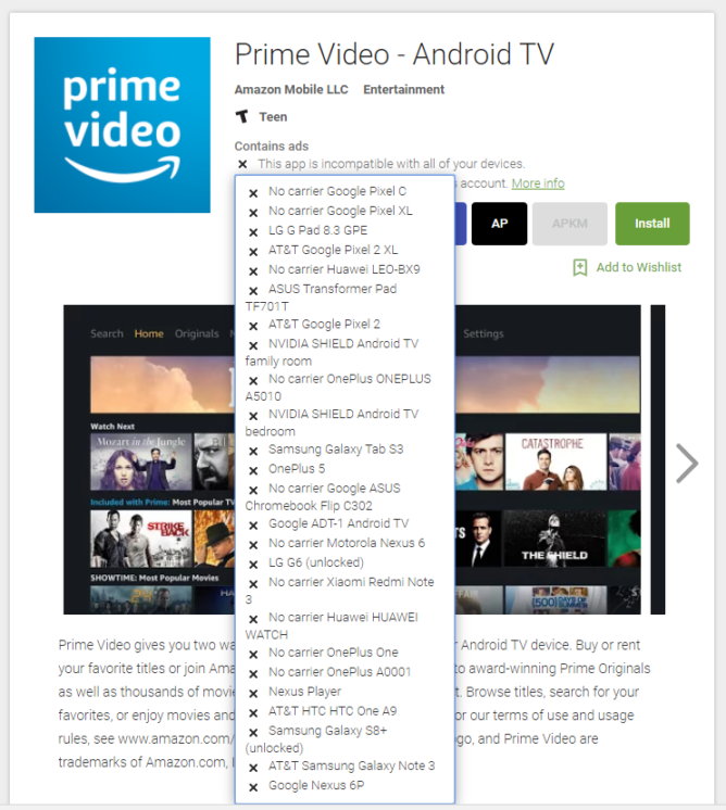 Amazon Prime Video - Android TV