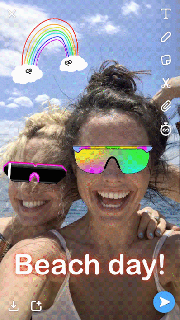 Snapchat - GIF Stickers
