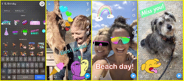 Snapchat - GIF Stickers