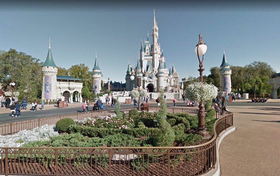 Parques de Disney - Google Street View