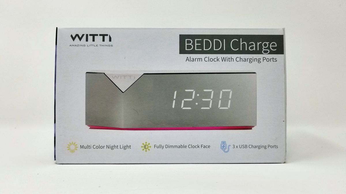 Review: BEDDI Charge, Reloj alarma de mesa con 3 puertos de carga USB