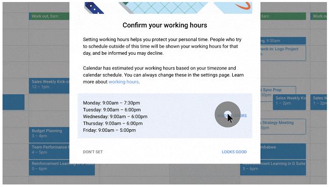 Calendario de Google - Horas de Trabajo