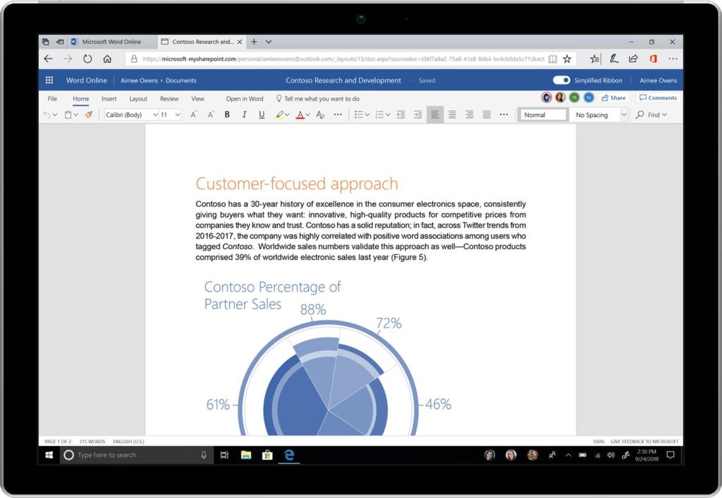 Microsoft Office - Nueva Cinta Simplificada