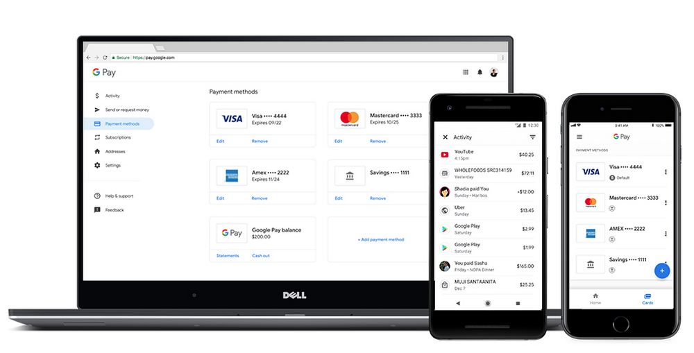 Google Pay Web - iOS - Android