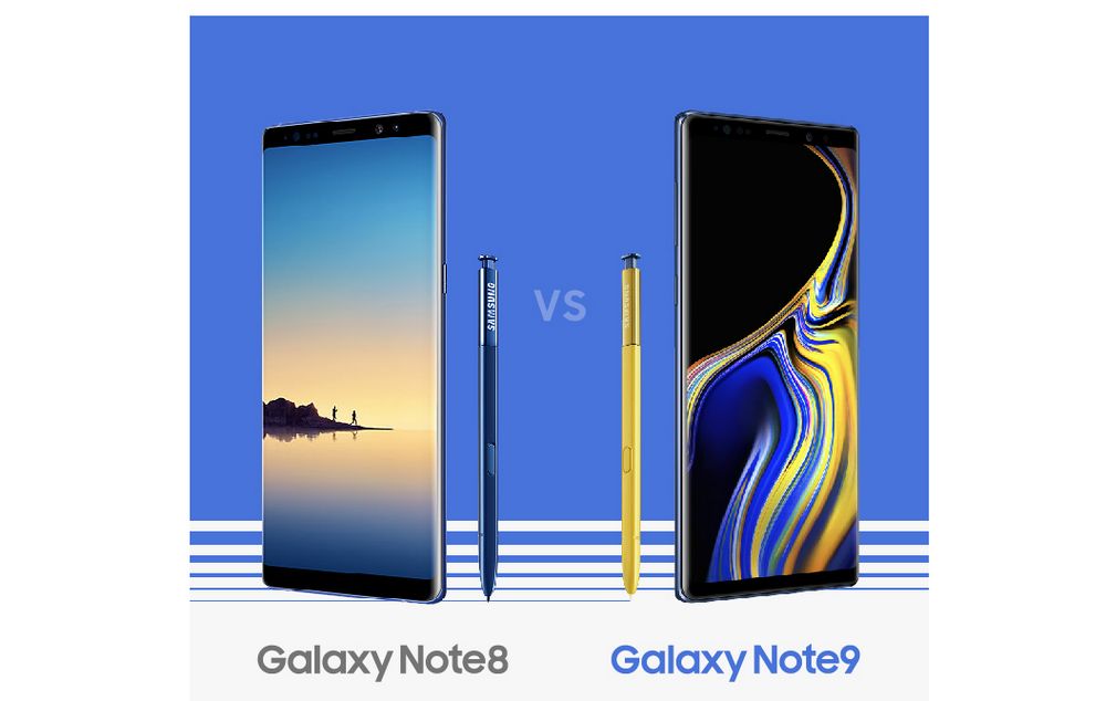 Samsung Galaxy Note 9 Vs Note 8