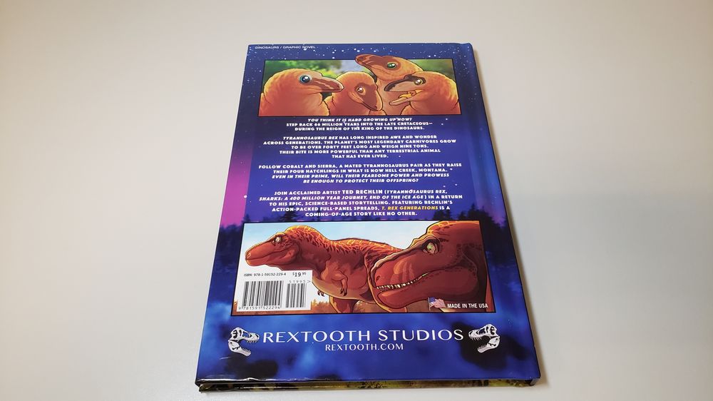 Review: T-Rex Generations, novela gráfica apasionante sobre la vida de los T-Rex, basada en ciencia 1