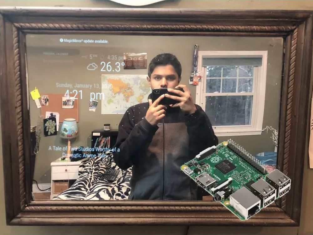 DIY: Crea un espejo inteligente con solo 80 dólares, Raspberry Pi incluida