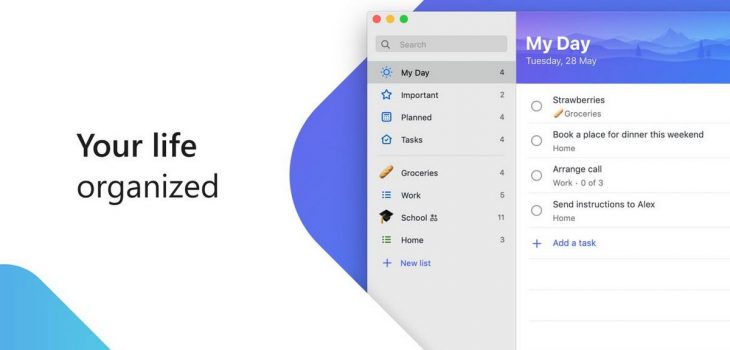 Microsoft To-Do pronto disponible en macOS