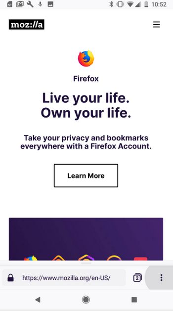 Mozilla Firefox Quantum Android
