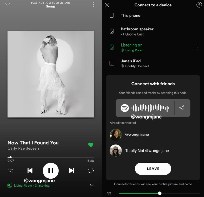 Spotify Social Listening