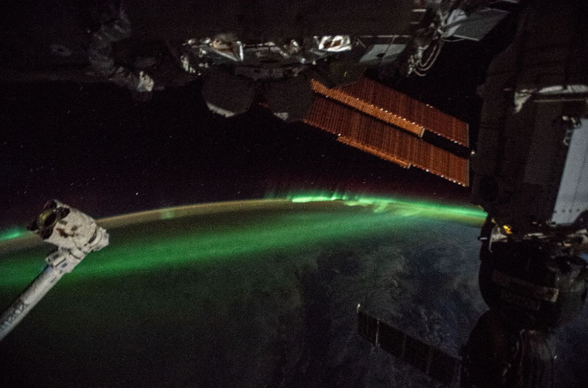 Estación Espacial Internacional - Aurora Austral