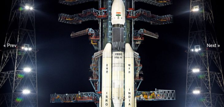 India lanza Chandrayaan-2 en su misión a la Luna