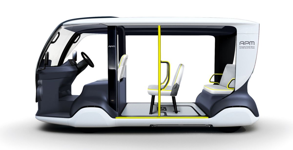 Toyota APM es un vehículo accesible para los juegos Olímpicos y Paralímpicos de Tokio 2020. 1