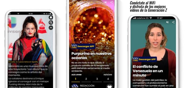 VanStories, aplicación móvil de La Vanguardia con noticias para los jóvenes