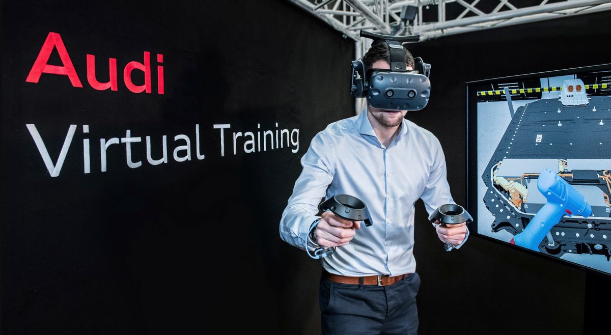 Realidad virtual: Audi utiliza esta tecnología para preparar a sus técnicos para el e-tron