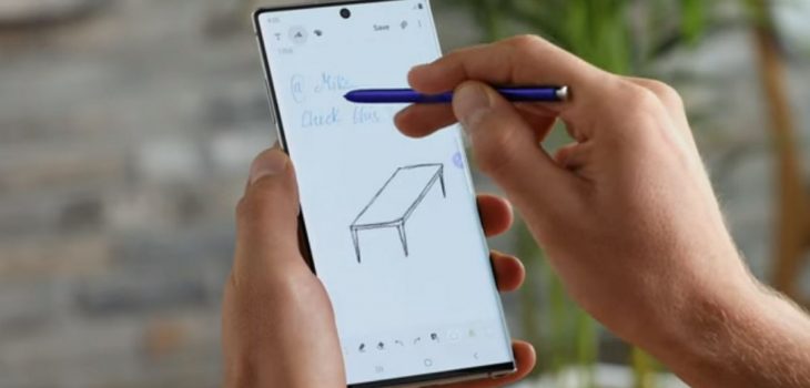 El Nuevo Galaxy Note 10 incluye un cada vez más útil S Pen