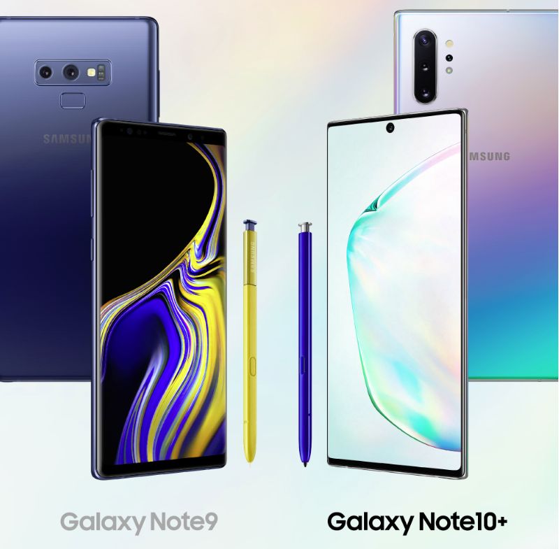 Galaxy Note 9 vs Galaxy Note 10+