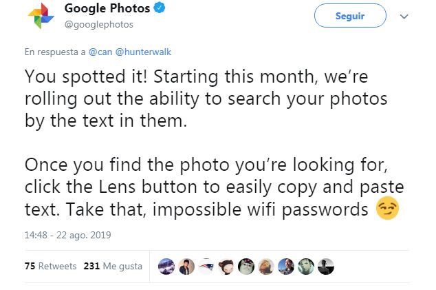 Google Fotos - Buscar por Texto en Imágenes