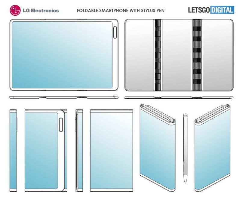 LG Smartphone Plegable - Patente
