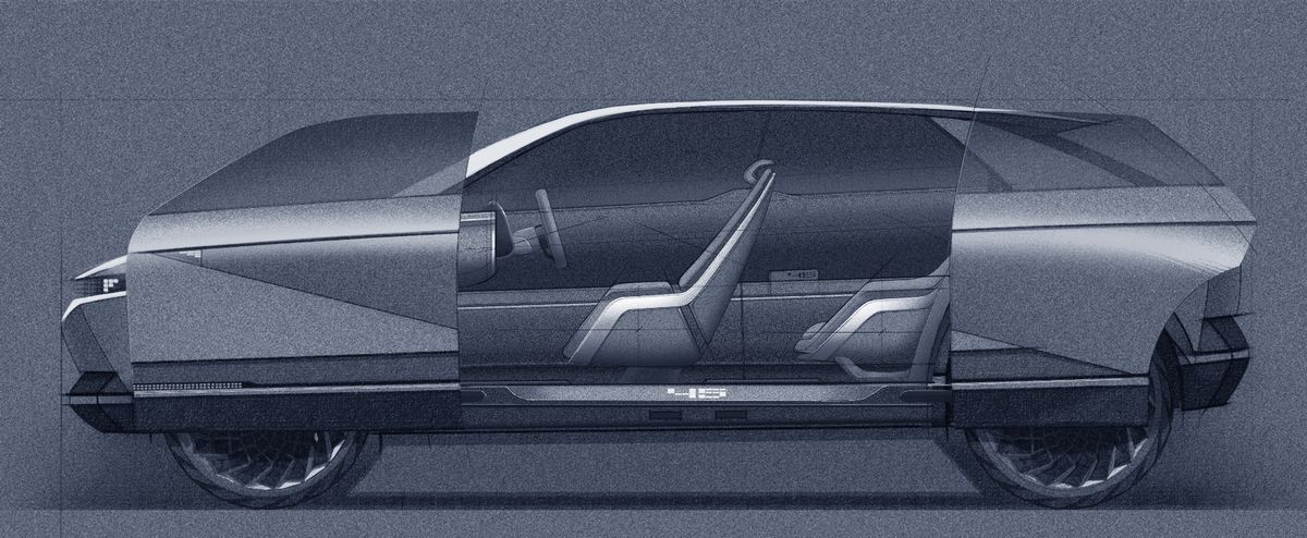 Hyundai 45 - Concepto de Vehículo 100% Eléctrico