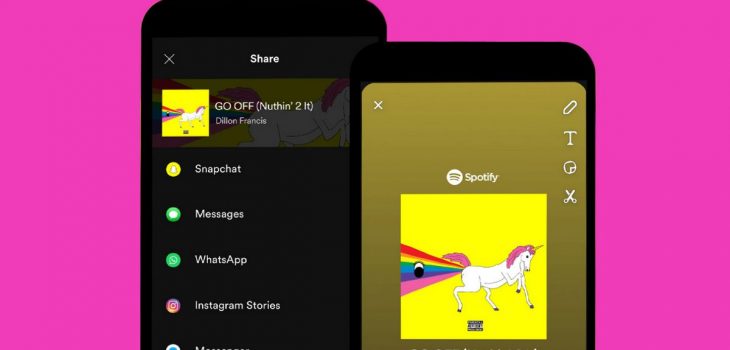 Spotify pronto permitirá compartir en Snapchat lo que están escuchando