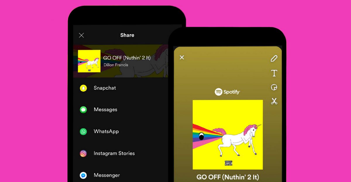 Spotify - Snapchat