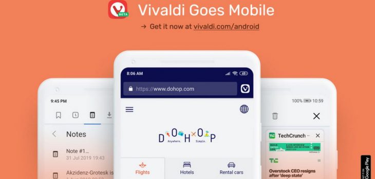 Vivaldi para Android, el navegador que se puede personalizar más ya disponible en beta
