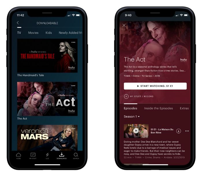 Hulu ya de igual a igual con Netflix, ya permite descargas! 1