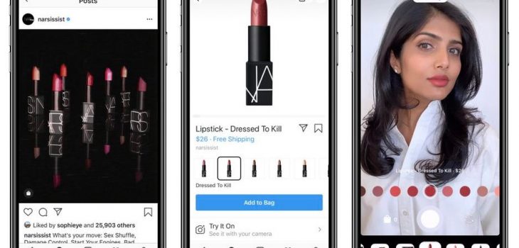Instagram ya permite compras con realidad aumentada