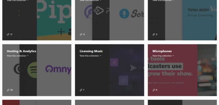 Podcasting Resource Guide, directorio de las mejores herramientas y recursos para podcasts