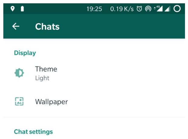 WhatsApp Android - Modo Oscuro