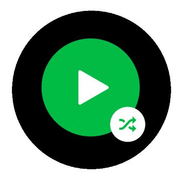 Spotify - Botón Shuffle Play