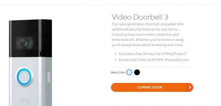 Ring Video Doorbell 3 tendrá varias mejoras interesantes y útiles