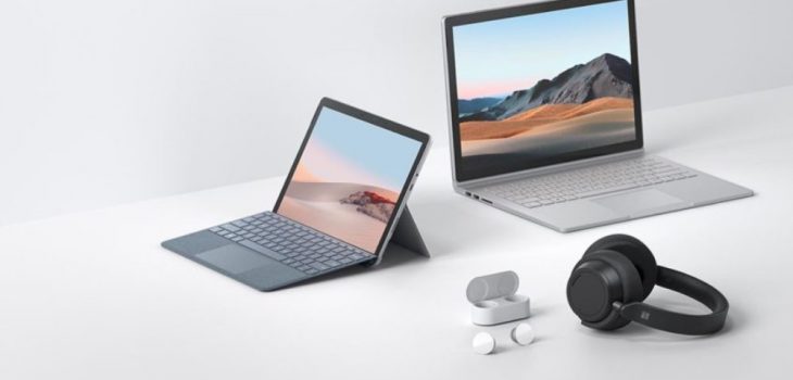 Microsoft anunció las nuevas Surface Go 2 y Book 3, nuevos auriculares y accesorios