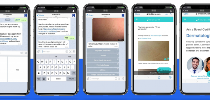 Lanzan un bot/buscador de enfermedades de piel en la app Telegram