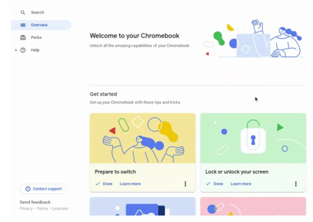 Chromebooks - Aplicación Explorar